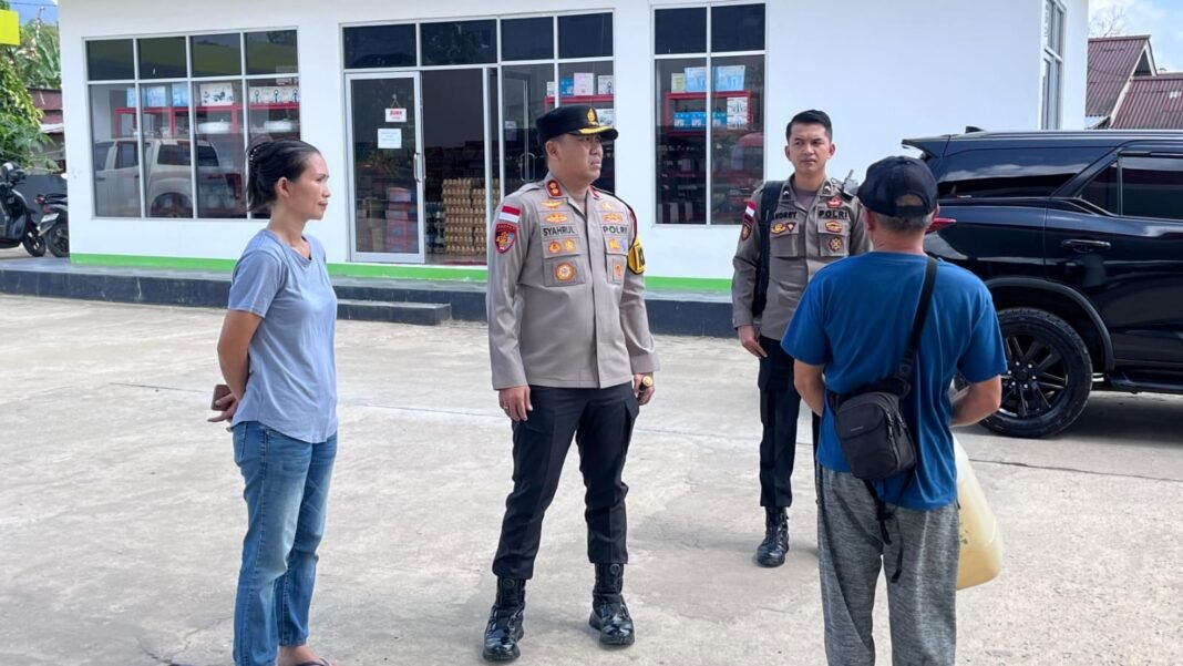 Kapolres Bengkayang Tinjau Langsung SPBU, Pastikan Stok BBM Aman dan Masyarakat Tidak Perlu Panik