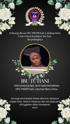 “Innalilahi wa innailihi roji’un: Ibu Tutiani, Adik Wakil Bendahara PWDPI DPC LABURA, Meninggal Dunia”