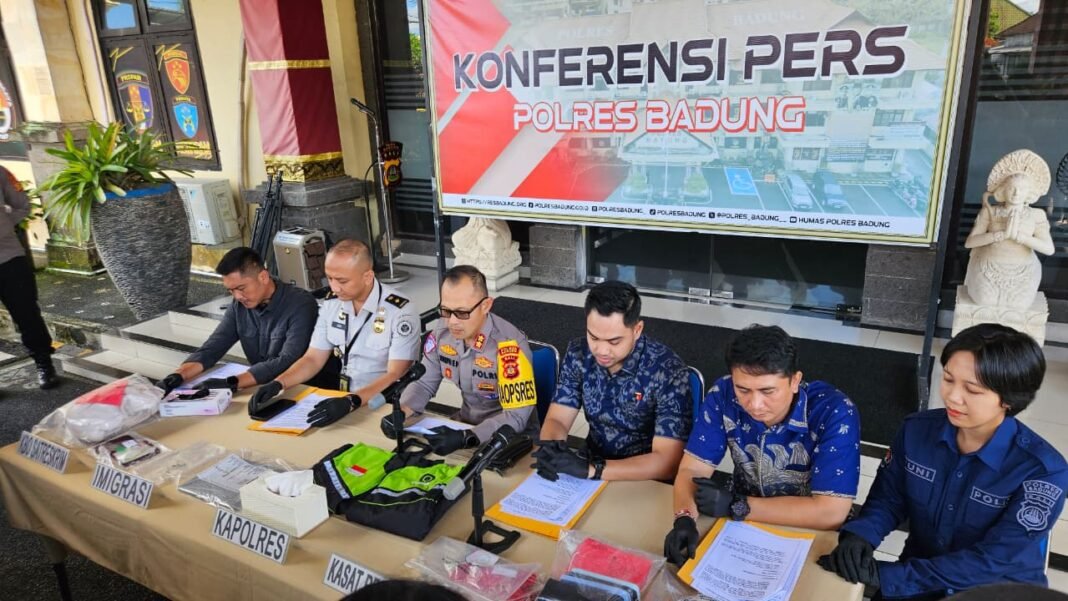 Kolaborasi Polres Badung dan Imigrasi, Bongkar Produksi Konten Dewasa Amankan Tiga WNA