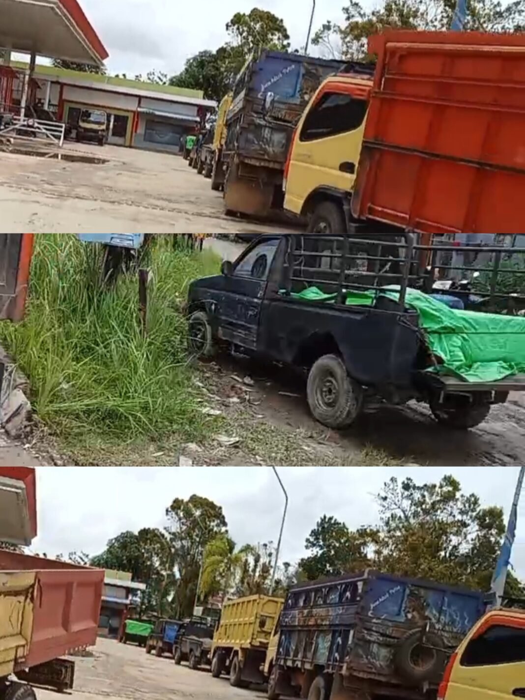 Merasa Terlindungi : SPBU 64.786.17 Isi BBM Subsidi ke Puluhan Drum Secara Aman. Kapolres Dan Bupati Entahlah