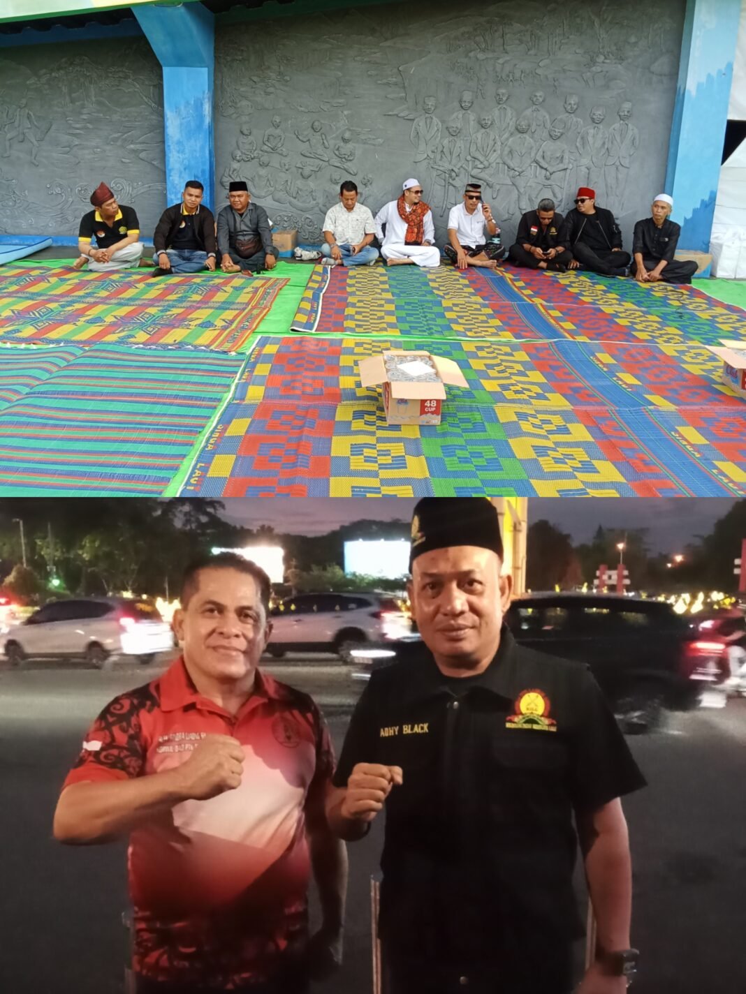 KILL dan Puan Laskar Pemuda Melayu Bagikan 1.000 Paket Takjil di Bundaran Digulis Pontianak