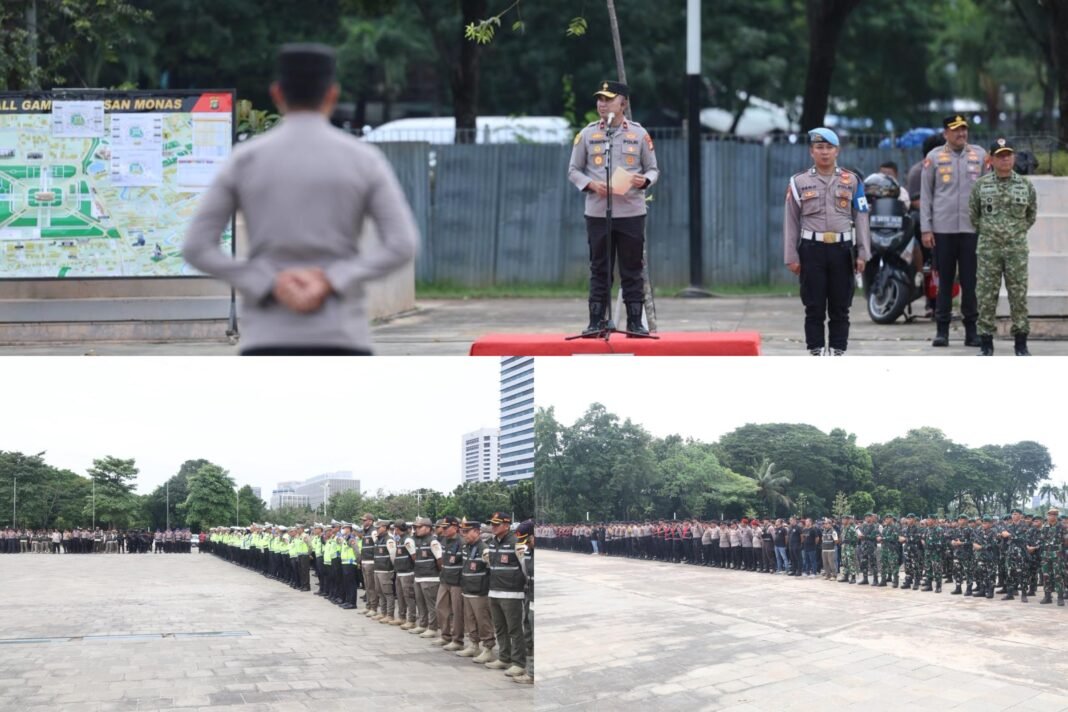 Wakapolda PMJ Minta Personel Layani Warga Secara Humanis di Pasar Murah Monas