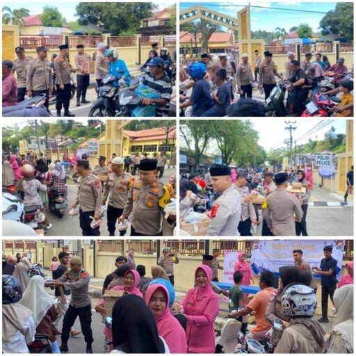 Polres Sabang Berbagi Takjil kepada Masyarakat di Bulan Ramadhan | Kompas.sbs.-News