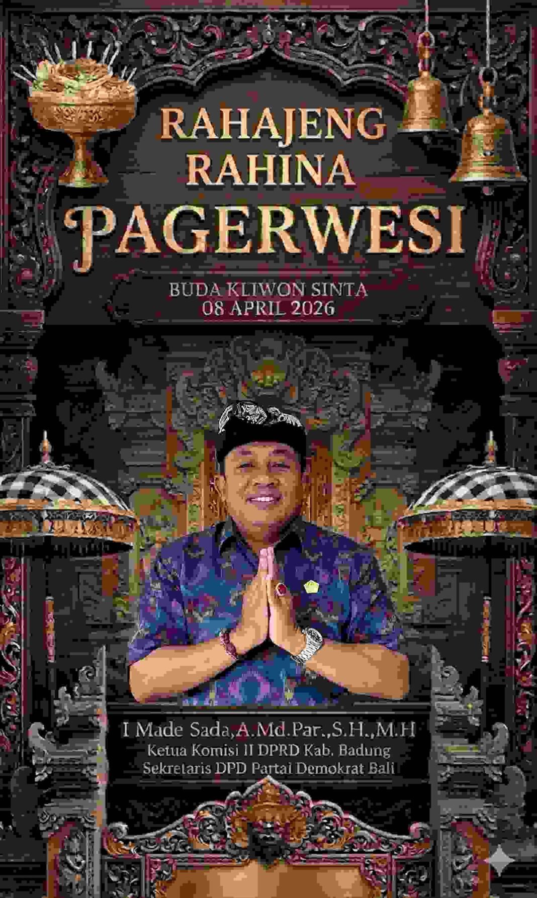 Saatnya Memperkuat Iman, Rahajeng Rahina Pagerwesi 2026