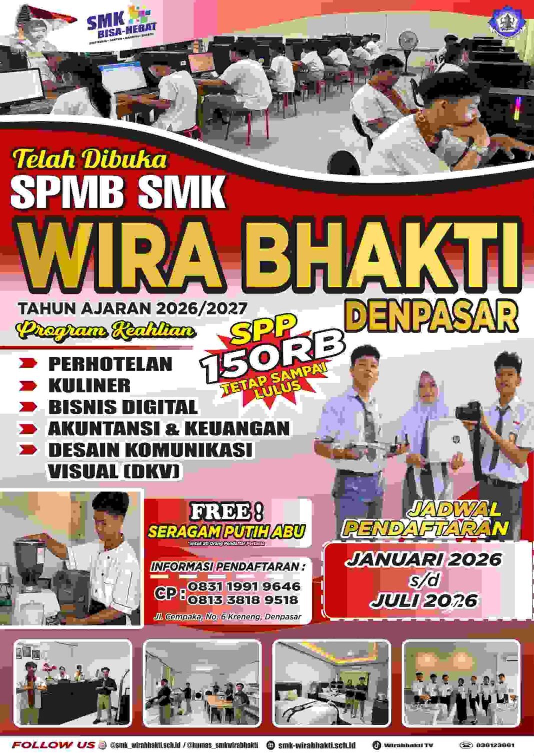 Jangan Salah Pilih Sekolah, Ayo Bergabung Di SMK Wira Bhakti