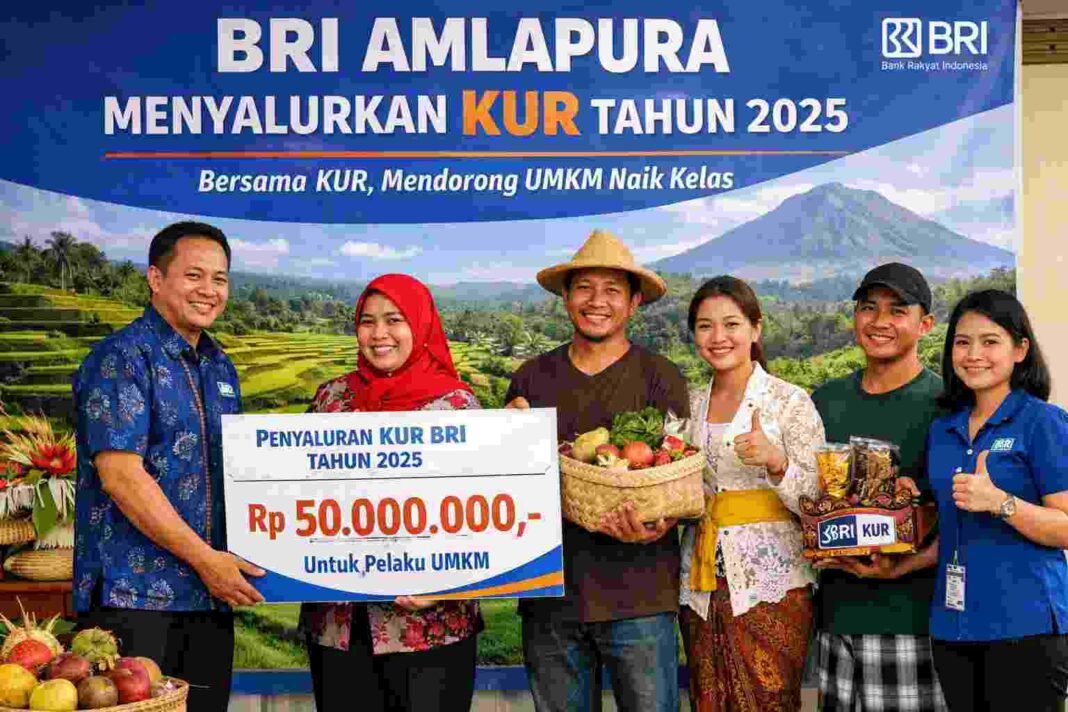 Dorong Kapasitas Pelaku UMKM Dan Kemajuan Ekonomi Daerah, BRI Branch Amlapura Salurkan KUR Rp 604 M