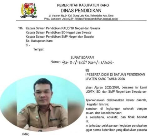 Surat Edaran Dinas Pendidikan Karo : Perpisahan Dilarang Luar Daerah, Dihimbau Di Lingkungan Sekolah