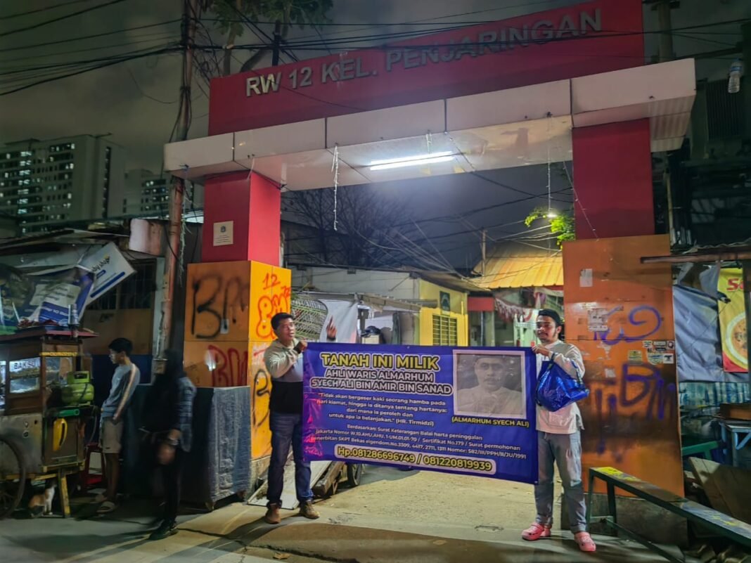 Tanah Seluas 19.000m Di RW 12 Penjaringan, Jakarta Utara Diklaim Milik Ali Bin Amir Bin Sanad