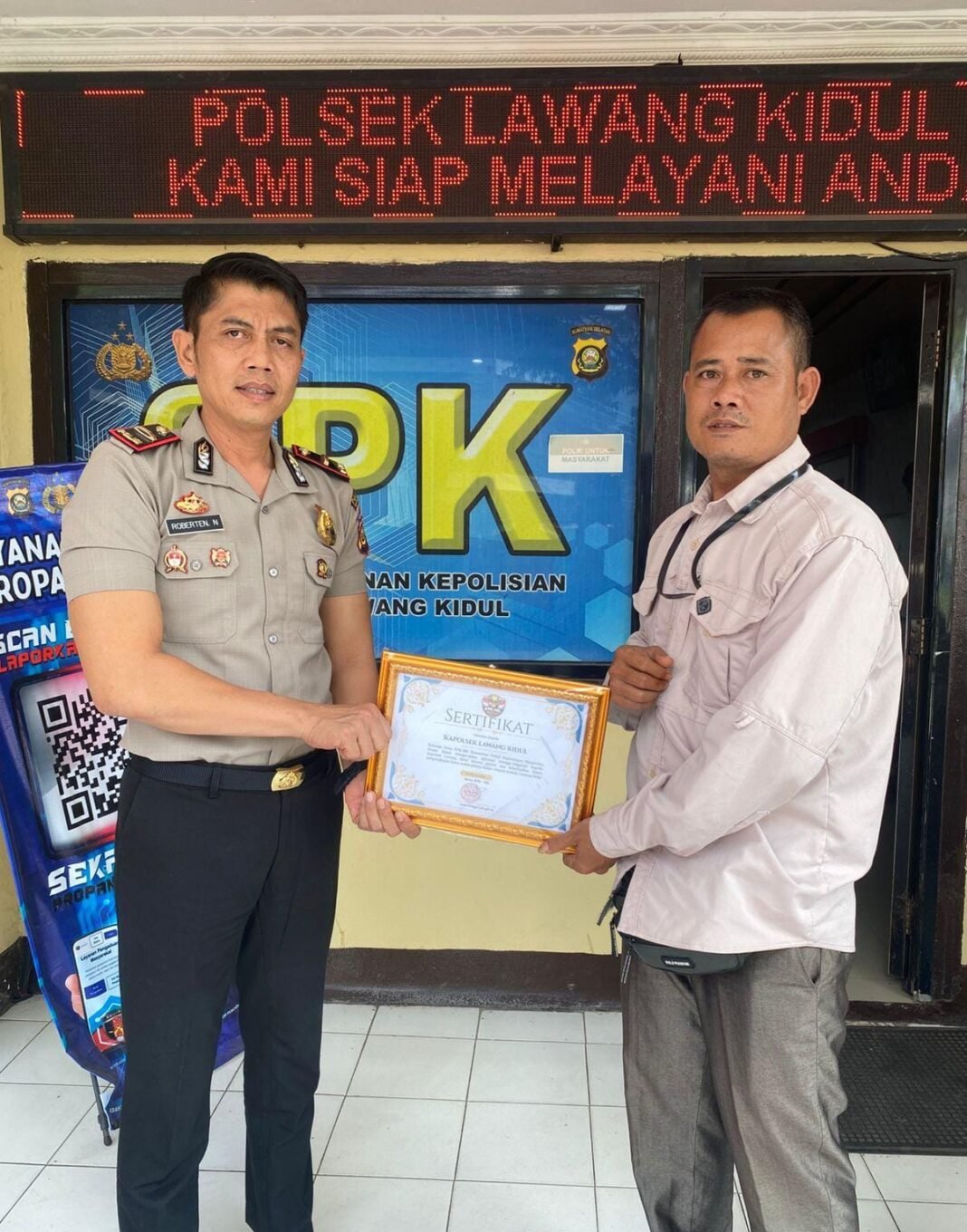 KPK-ME Apresiasi Kinerja Polsek Lawang Kidul: Sinergi Masyarakat dan Kepolisian*