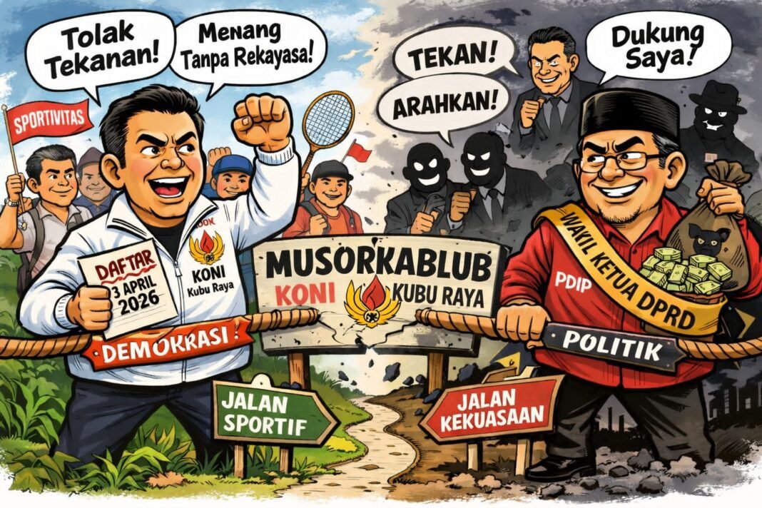 Musorkablub KONI Kubu Raya di Ujung Ujian: Demokrasi Terkepung, Joko Ariyanto Tegas Tolak Tekanan