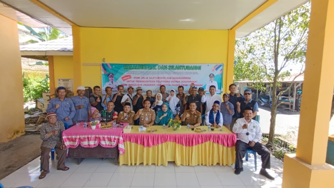 Halal’ bihalal dan Silaturahmi di Aula Kantor Lurah Pasar Tanjung Enim,