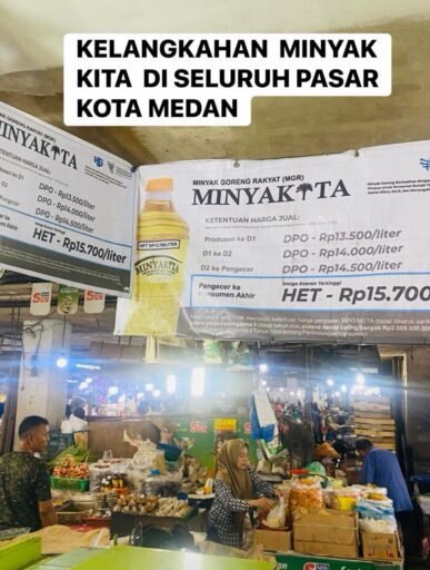 “Minyak Kita Menghilang dari Pasar, MAI Medan Warning Potensi Panic Buying dan Inflasi Daerah”