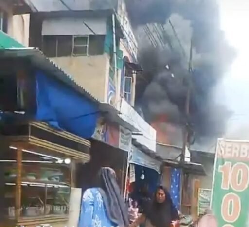 Ruko di Marelan Terbakar, 4 Orang Terjebak, 1 Tewas dan 2 Luka-luka