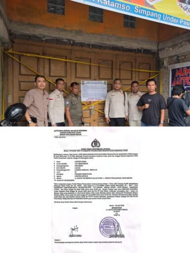 “Segel Negara Dicabut Ilegal, MAI Medan Bongkar Dugaan ‘Main Mata’ di Proyek Ruko Titi Kuning”