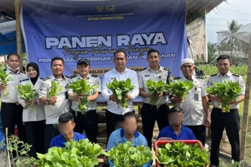 Kembangkan Lahan Ketapang, Rutan Tanjung Pura Dukung Swasembada Pangan