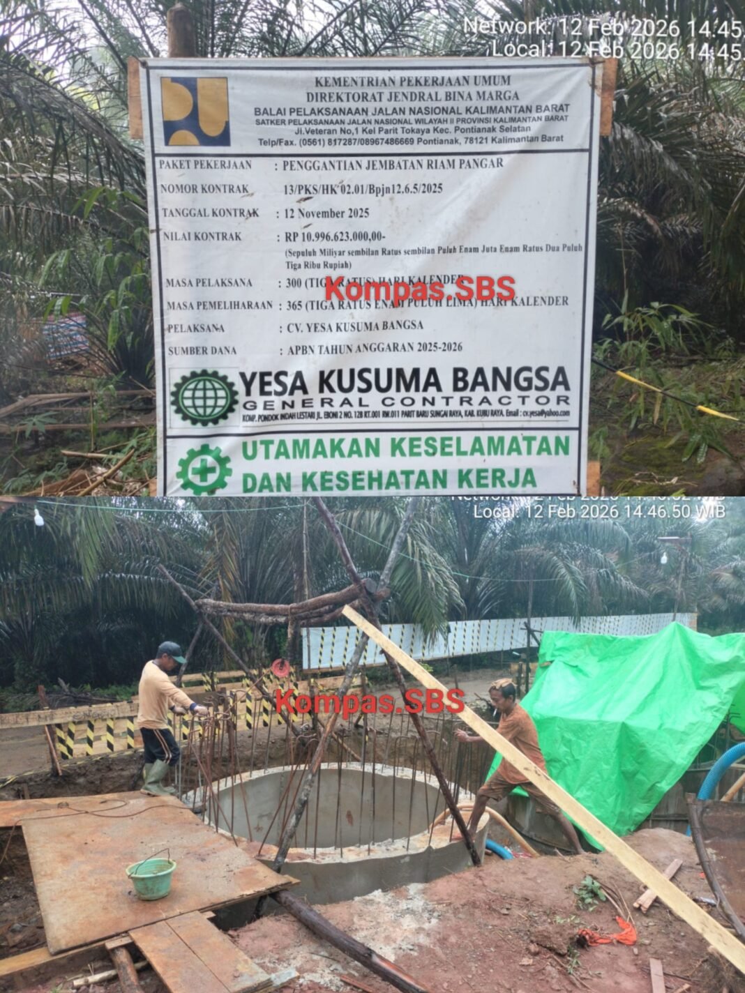 CV YKB Dan BPJN Kalbar Kompak, Abaikan Aturan Pemerintah