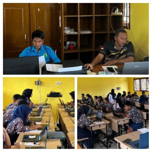 Pelaksanaan Tes Kemampuan Akademik Sekolah Menengah Pertama Negeri III Lalan Berjalan Lancar