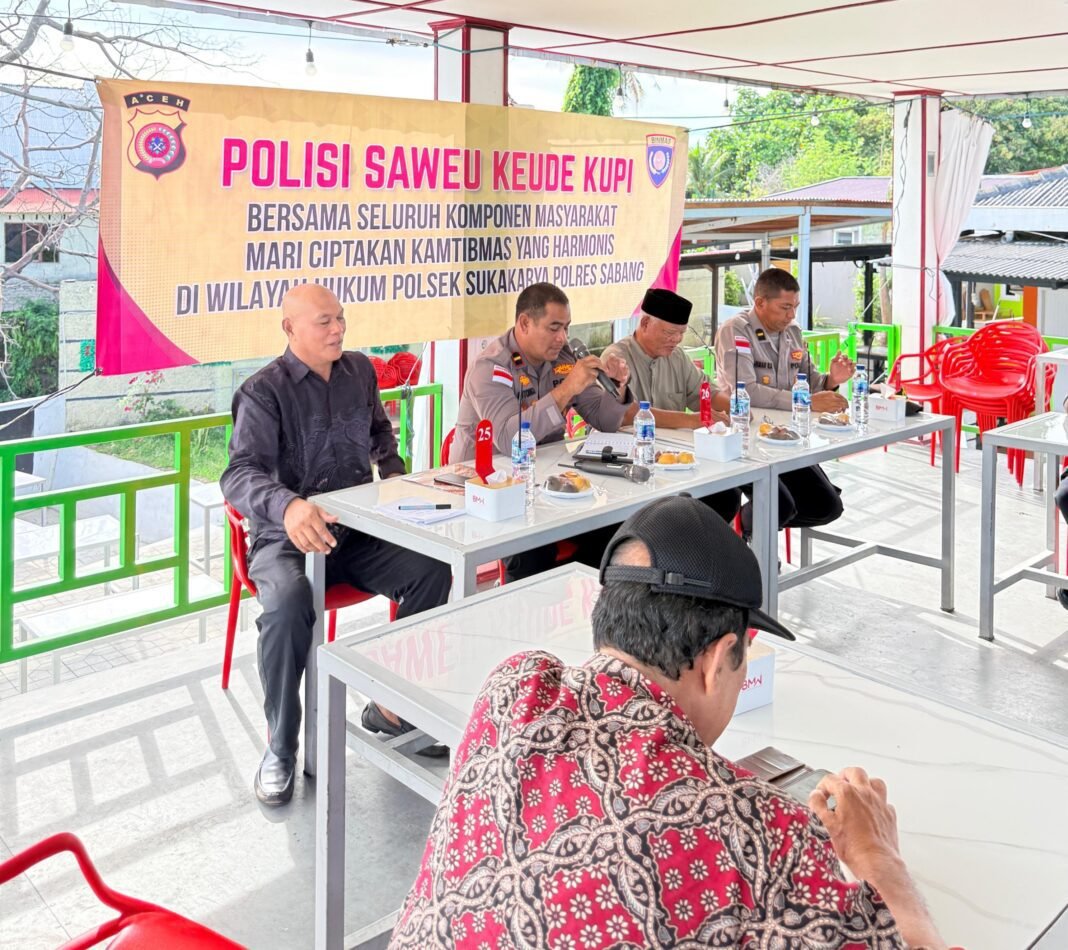 Polsek Sukakarya Gelar “Saweu Keudee Kupi” Perkuat Sinergi dengan Masyarakat | Kompas.sbs.-News.