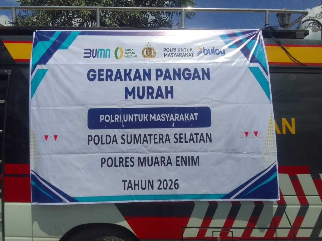 Giat Gerakan Pangan Murah Polsek Lawang Kidul, Polres Muara Enim