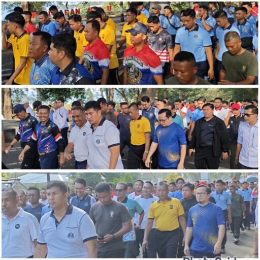 Sinergitas TNI-Polri dan Pemko Sabang Menguat dalam Olahraga Bersama di Mako Lanal || Kompas.sbs.-News