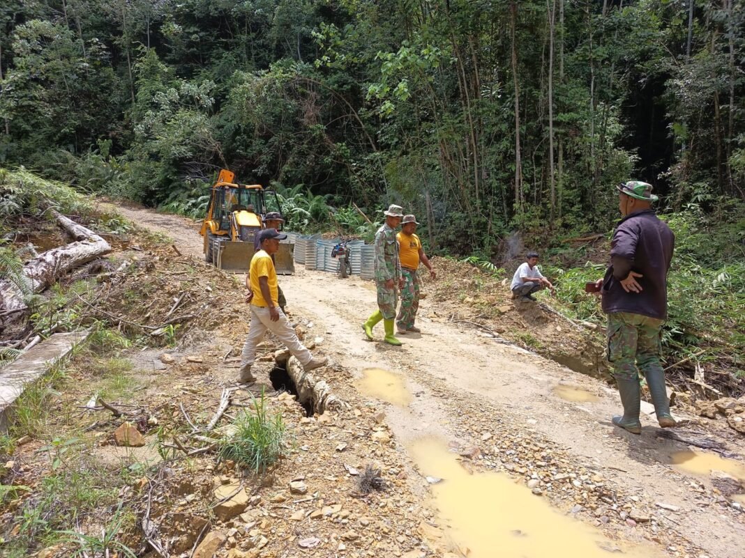 Kodim 0206/Dairi Rampungkan Jembatan Aramco Dusun Lae Tembuk Daling Desa Sibagindar Kodim 0206/Dairi Rampungkan Jembatan Aramco Dusun Lae Tembuk Daling Desa Sibagindar