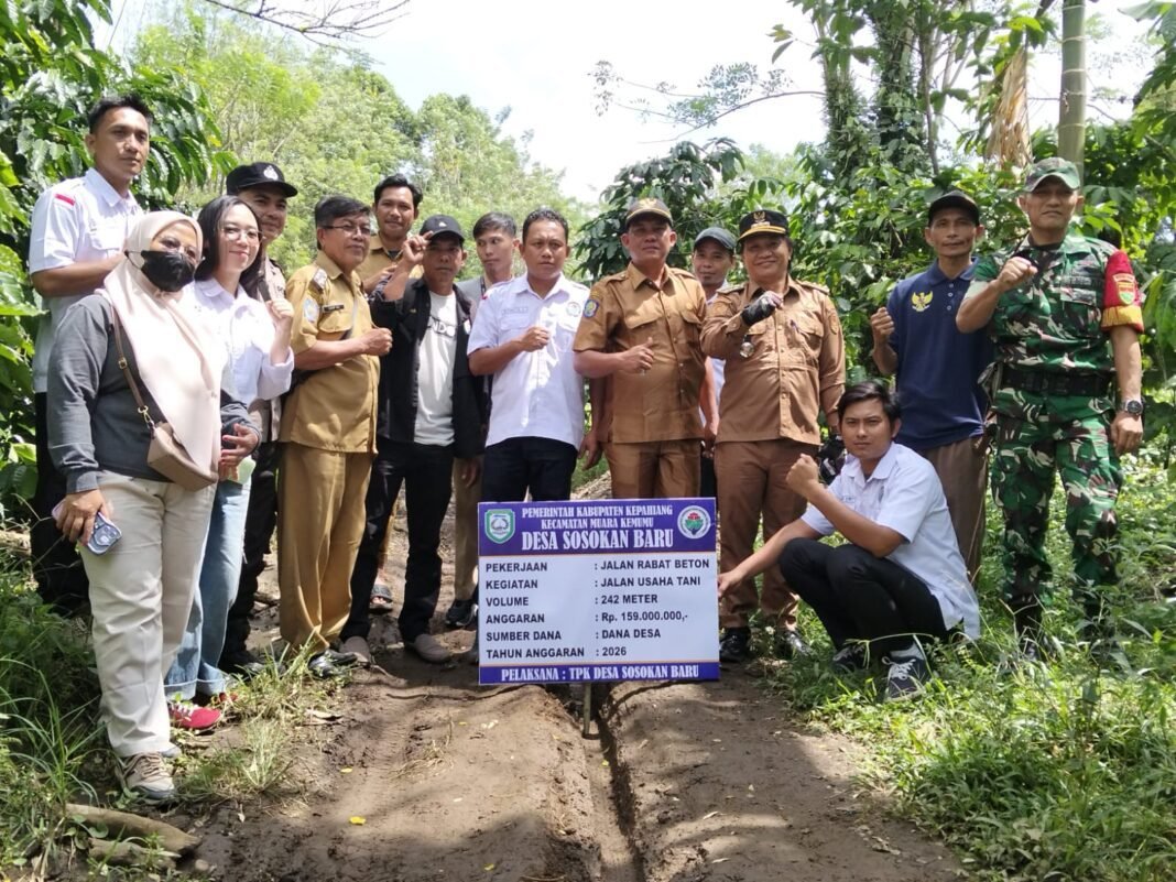Pemdes Desa Sosokan Baru Bangun Jalan Usaha Tani & Drainase 2026*Gela Buka 2 Titik Nol Sekaligus Pemdes Desa Sosokan Baru Bangun Jalan Usaha Tani & Drainase 2026*Gela Buka 2 Titik Nol Sekaligus