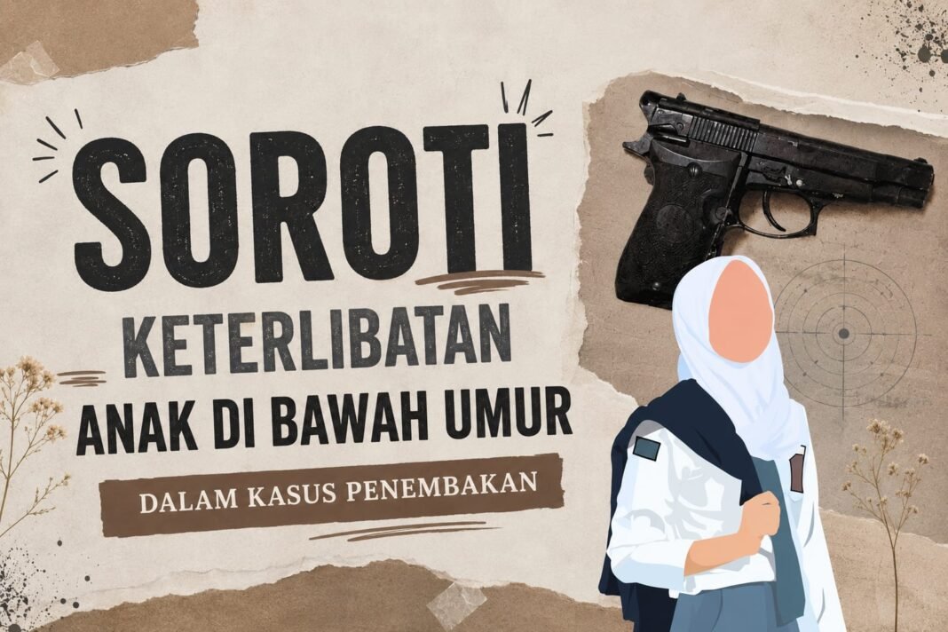 Soroti Keterlibatan Anak di Bawah Umur dalam Kasus Penembakan di Sungai Soga Soroti Keterlibatan Anak di Bawah Umur dalam Kasus Penembakan di Sungai Soga 
