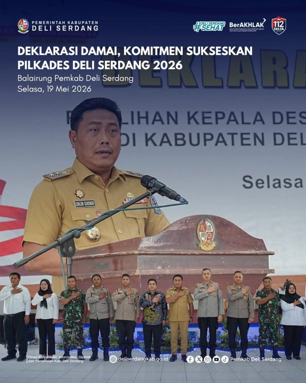 212 Calon Kades Deli Serdang Deklarasikan Komitmen Damai dan Bersaudara 212 Calon Kades Deli Serdang Deklarasikan Komitmen Damai dan Bersaudara