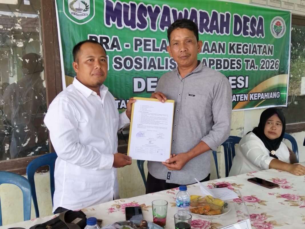 Desa Air Pesi Gelar Musyawarah Desa Pra-Pelaksanaan Kegiatan dan Sosialisasi APBDes 2026* Desa Air Pesi Gelar Musyawarah Desa Pra-Pelaksanaan Kegiatan dan Sosialisasi APBDes 2026*