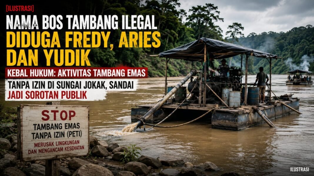 PETI Sungai Jokak Kian Terbuka, Warga Desak APH dan Pemda Jangan Tutup Mata PETI Sungai Jokak Kian Terbuka, Warga Desak APH dan Pemda Jangan Tutup Mata