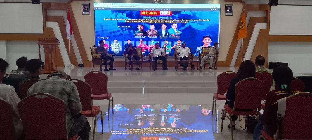 DISKUSI PUBLIK HARI BURUH INTERNASIONAL DISKUSI PUBLIK HARI BURUH INTERNASIONAL