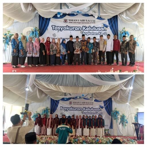 Tasyakuran Pelepasan Siswa Kelas XII Angkatan Ke-12 SMA Negeri 1 Air Salek Berlangsung Khidmat Tasyakuran Pelepasan Siswa Kelas XII Angkatan Ke-12 SMA Negeri 1 Air Salek Berlangsung Khidmat