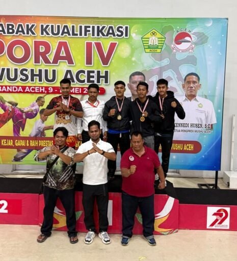 Sabang Mengguncang PORA IV Aceh, Tim Sanda Wushu Sabet Gelar Juara Umum dengan Tiga Medali Emas Sabang Mengguncang PORA IV Aceh, Tim Sanda Wushu Sabet Gelar Juara Umum dengan Tiga Medali Emas