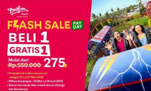 Dufan Diserbu Pemburu Promo! Flash Sale Beli 1 Gratis 1 Diprediksi Picu Ledakan Wisata Akhir Mei Dufan Diserbu Pemburu Promo! Flash Sale Beli 1 Gratis 1 Diprediksi Picu Ledakan Wisata Akhir Mei