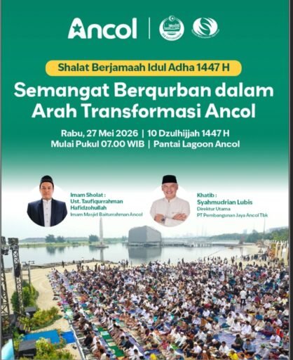 Lautan Takbir Pantai Lagoon!Ancol Gaungkan Transformasi Spiritual dan Semangat Berbagi pada Idul Adha 1447 H Lautan Takbir Pantai Lagoon!Ancol Gaungkan Transformasi Spiritual dan Semangat Berbagi pada Idul Adha 1447 H