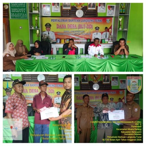 Sebanyak 28 KPM, Pemerintah Desa Purwodadi Salurkan BLT-DD Tahun Anggaran 2026 Secara Tunai Sebanyak 28 KPM, Pemerintah Desa Purwodadi Salurkan BLT-DD Tahun Anggaran 2026 Secara Tunai