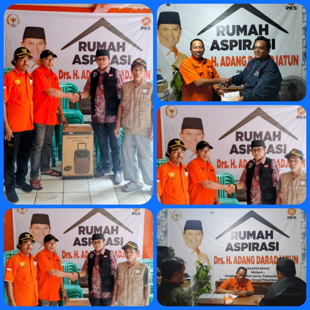 Rumah Aspirasi Adang Daradjatun Salurkan Bantuan Sarana Warga dan Dukung Kongresda II MIO Jakarta Barat Rumah Aspirasi Adang Daradjatun Salurkan Bantuan Sarana Warga dan Dukung Kongresda II MIO Jakarta Barat