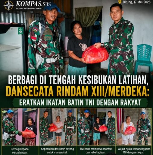 Sibuk Latihan Tetap Hadir Di Tengah Rakyat, Dansecata: Semoga Jadi Perekat Persaudaraan yang Kokoh Sibuk Latihan Tetap Hadir Di Tengah Rakyat, Dansecata: Semoga Jadi Perekat Persaudaraan yang Kokoh
