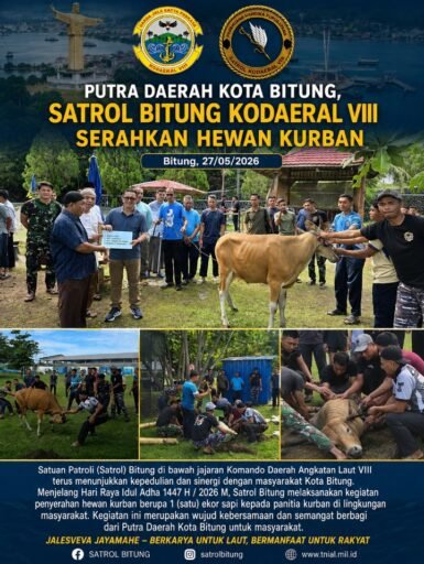 Wujud Semangat Berbagi Dan Kepedulian Sosial, Putra Daerah Bitung Serahkan Hewan Kurban Di Masjid AR-Rasyid Wujud Semangat Berbagi Dan Kepedulian Sosial, Putra Daerah Bitung Serahkan Hewan Kurban Di Masjid AR-Rasyid