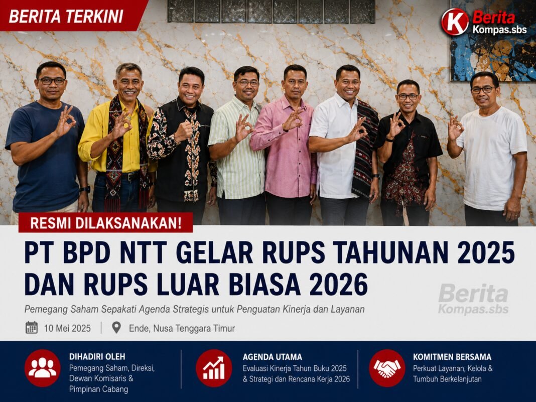 Hadiri RUPS PT BPD NTT di Ende, Bupati Rote Ndao Perkuat Sinergi Pembangunan Daerah Hadiri RUPS PT BPD NTT di Ende, Bupati Rote Ndao Perkuat Sinergi Pembangunan Daerah