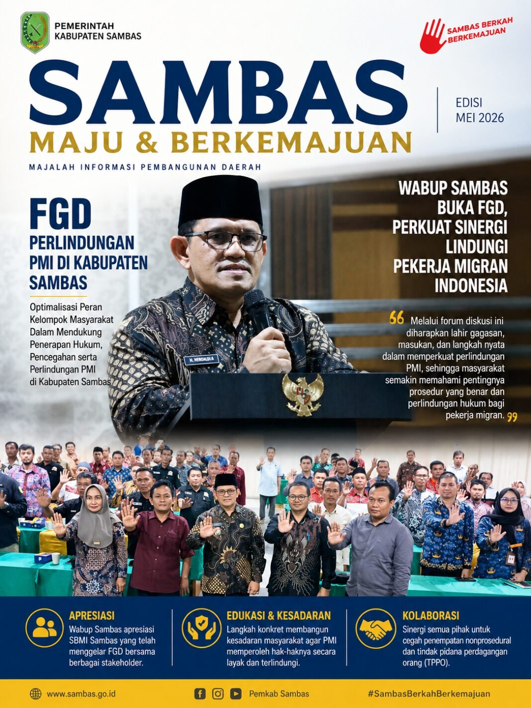 Wabup Sambas Buka FGD Perlindungan PMI, Tekankan Peran Aktif Masyarakat dan Stakeholder Wabup Sambas Buka FGD Perlindungan PMI, Tekankan Peran Aktif Masyarakat dan Stakeholder