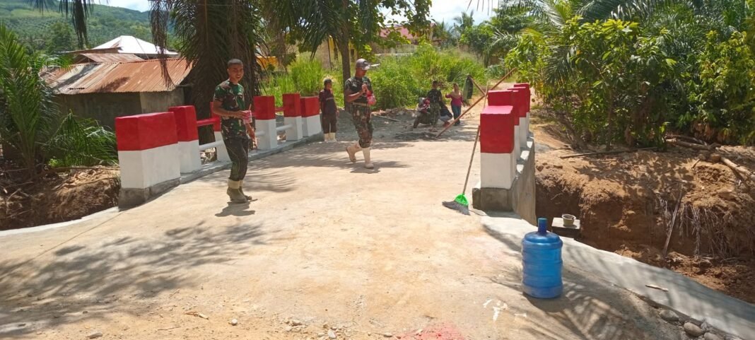 Pembangunan Jembatan Beton Penghubung Desa Lau Garut – Kec Mardingding Rampung Dikerjakan Kodim 0205/TK Pembangunan Jembatan Beton Penghubung Desa Lau Garut – Kec Mardingding Rampung Dikerjakan Kodim 0205/TK