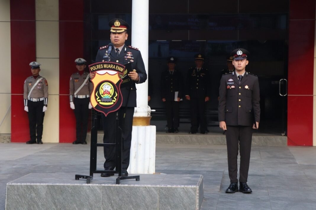 Tengah Tantangan Zaman, Polres Muara Enim Teguhkan Semangat Pancasila sebagai Perekat Bangsa Tengah Tantangan Zaman, Polres Muara Enim Teguhkan Semangat Pancasila sebagai Perekat Bangsa