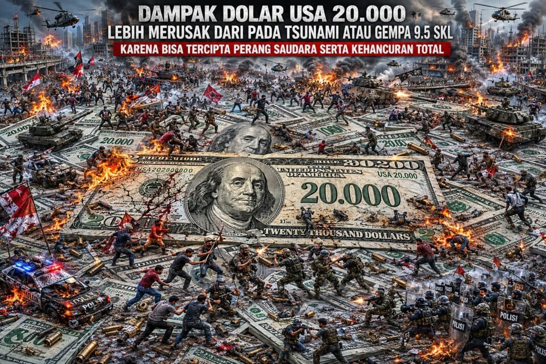 Prof Dr Sutan Nasomal: Presiden Prabowo Harus Sadar, Dolar Menggerus Keamanan Indonesia Prof Dr Sutan Nasomal: Presiden Prabowo Harus Sadar, Dolar Menggerus Keamanan Indonesia