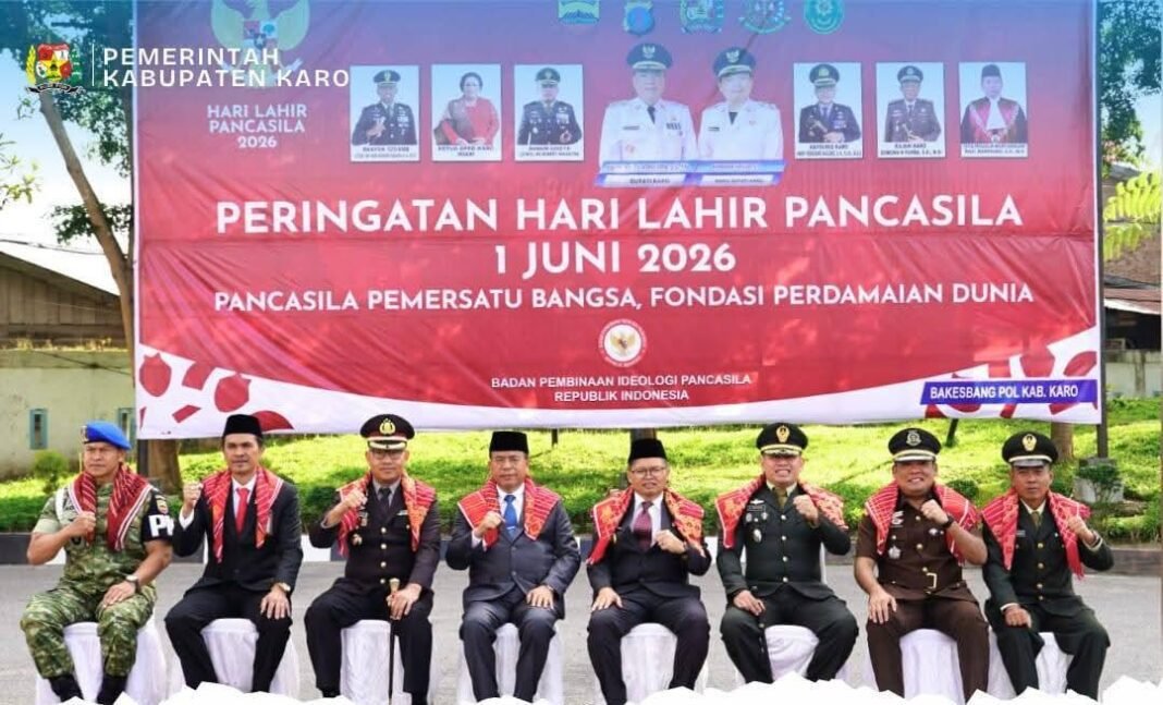 Pemkab Karo Peringati Upacara Hari Kelahiran Pancasila 1 Juni 2026 Pemkab Karo Peringati Upacara Hari Kelahiran Pancasila 1 Juni 2026