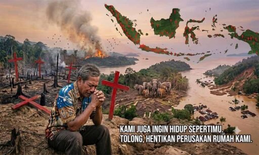 Catatan Air Mata Ibu Pertiwi: Pesta Babi, Salib Merah, dan Ratapan Jiwa Hutan yang Terluka Catatan Air Mata Ibu Pertiwi: Pesta Babi, Salib Merah, dan Ratapan Jiwa Hutan yang Terluka