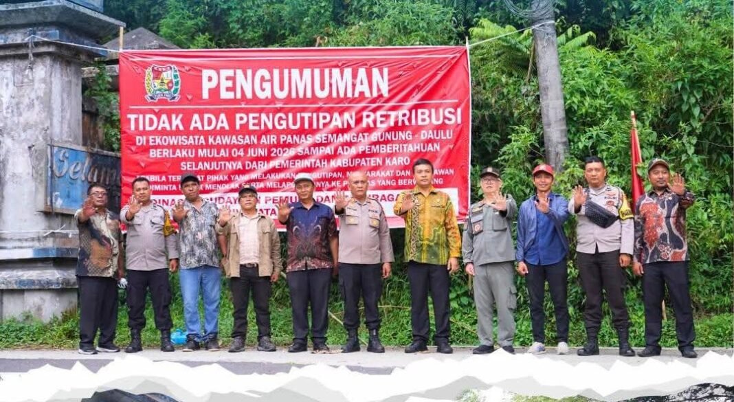 Pemkab Karo : Tidak Ada Pengutipan Retribusi ke Kawasan Air Panas Doulu -Semangat Gunung Pemkab Karo : Tidak Ada Pengutipan Retribusi ke Kawasan Air Panas Doulu -Semangat Gunung