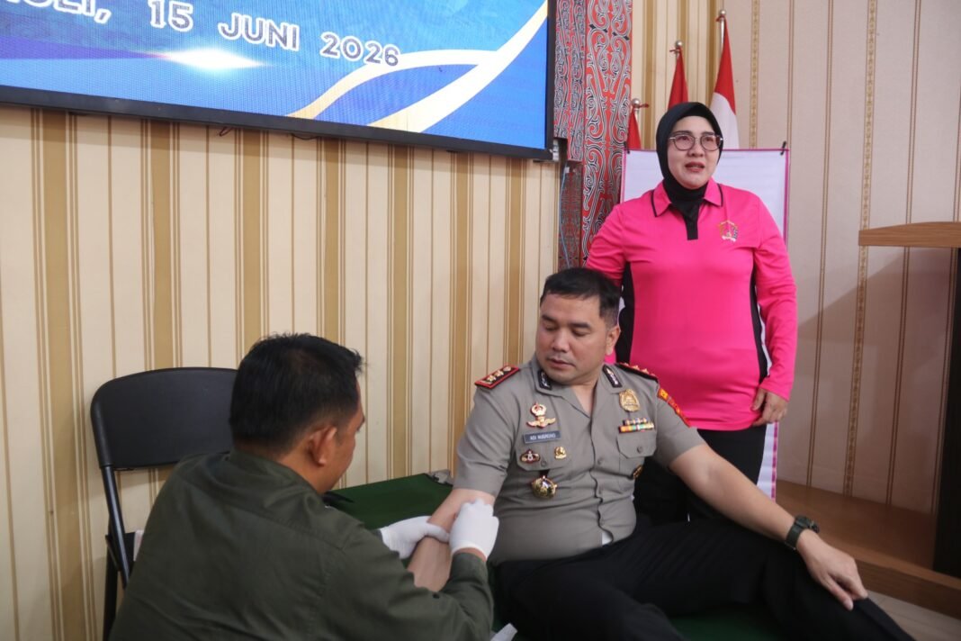 Bakti Kesehatan Polres Humbahas, Donor Darah untuk Kemanusiaan Bakti Kesehatan Polres Humbahas, Donor Darah untuk Kemanusiaan