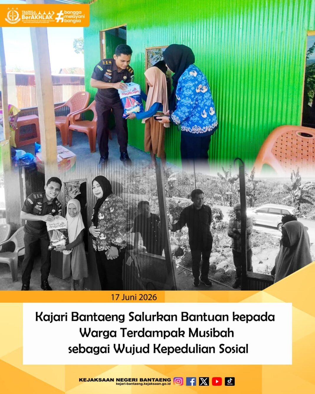 KEJARI BANTAENG Sentuhan Empati Kejaksaan untuk Warga yang Tertimpa Musibah KEJARI BANTAENG Sentuhan Empati Kejaksaan untuk Warga yang Tertimpa Musibah