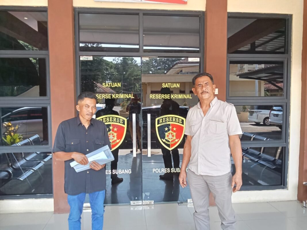 Dugaan Penggelapan Bantuan Aspirasi DPR RI Akhirnya Oknum Ketua Kelompok Tani di Subang Dilaporkan Ke Polisi Dugaan Penggelapan Bantuan Aspirasi DPR RI Akhirnya Oknum Ketua Kelompok Tani di Subang Dilaporkan Ke Polisi